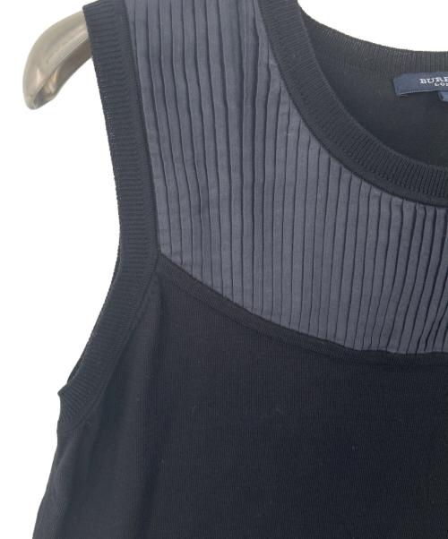 BURBERRY LONDON（バーバリーロンドン）BURBERRY LONDON (バーバリーロンドン) 薄手カーディガン ブラック サイズ:2の古着・服飾アイテム