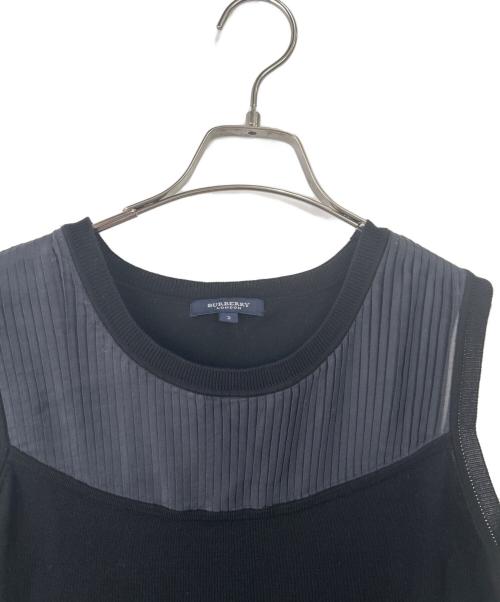 BURBERRY LONDON（バーバリーロンドン）BURBERRY LONDON (バーバリーロンドン) 薄手カーディガン ブラック サイズ:2の古着・服飾アイテム