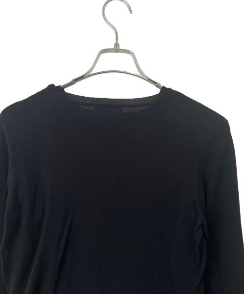 BURBERRY LONDON（バーバリーロンドン）BURBERRY LONDON (バーバリーロンドン) 薄手カーディガン ブラック サイズ:2の古着・服飾アイテム