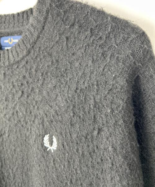 FRED PERRY（フレッドペリー）FRED PERRY (フレッドペリー) BEAMS (ビームス) 厚手ニット ブラック サイズ:Mの古着・服飾アイテム