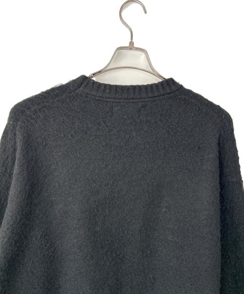 FRED PERRY（フレッドペリー）FRED PERRY (フレッドペリー) BEAMS (ビームス) 厚手ニット ブラック サイズ:Mの古着・服飾アイテム