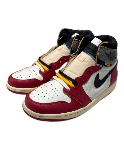 NIKE（ナイキ）NIKE (ナイキ) UNION (ユニオン) スニーカー Air Jordan 1 Retro High OG レッド×ブラック サイズ:30.5cm 未使用品の古着・服飾アイテム