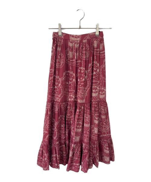 Hysteric Glamour（ヒステリックグラマー）Hysteric Glamour (ヒステリックグラマー) ロングスカート ワインレッド サイズ:Fの古着・服飾アイテム