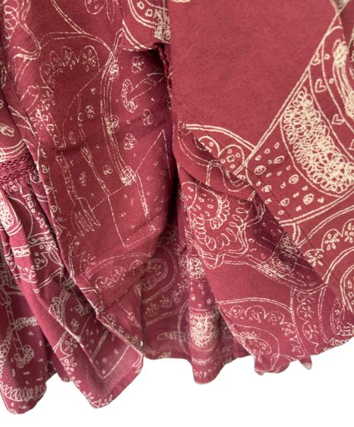 Hysteric Glamour（ヒステリックグラマー）Hysteric Glamour (ヒステリックグラマー) ロングスカート ワインレッド サイズ:Fの古着・服飾アイテム