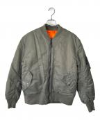waiperワイパー）の古着「MA-1フライトジャケット」｜カーキ