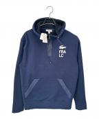 LACOSTEラコステ）の古着「ハーフジップパーカー」｜ネイビー