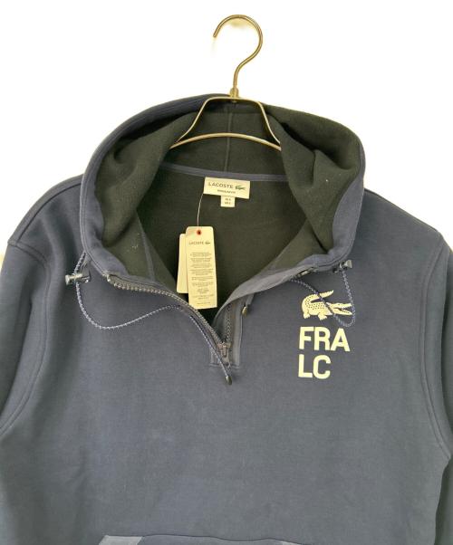 LACOSTE（ラコステ）LACOSTE (ラコステ) ハーフジップパーカー ネイビー サイズ:US　L 未使用品の古着・服飾アイテム