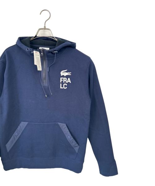 LACOSTE（ラコステ）LACOSTE (ラコステ) ハーフジップパーカー ネイビー サイズ:US　L 未使用品の古着・服飾アイテム