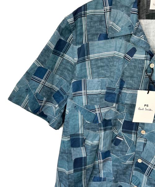 PS Paul Smith（ＰＳポールスミス）PS Paul Smith (ＰＳポールスミス) 半袖シャツ ブルー サイズ:XL 未使用品の古着・服飾アイテム