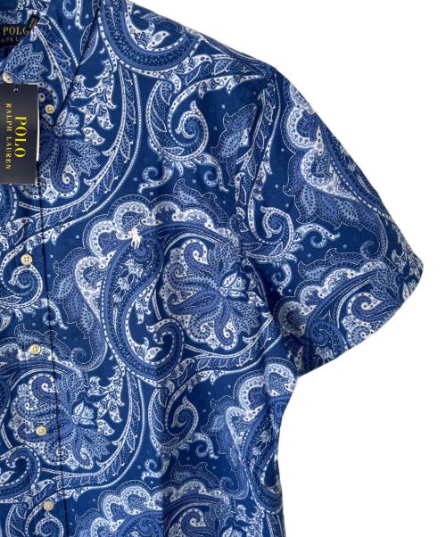 POLO RALPH LAUREN（ポロ・ラルフローレン）POLO RALPH LAUREN (ポロ・ラルフローレン) 半袖シャツ ブルー サイズ:XL 未使用品の古着・服飾アイテム