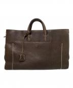 gentenゲンテン）の古着「レザーブリーフケース」｜ブラウン