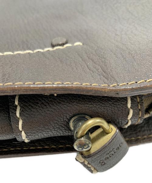 genten（ゲンテン）genten (ゲンテン) レザーブリーフケース ブラウンの古着・服飾アイテム