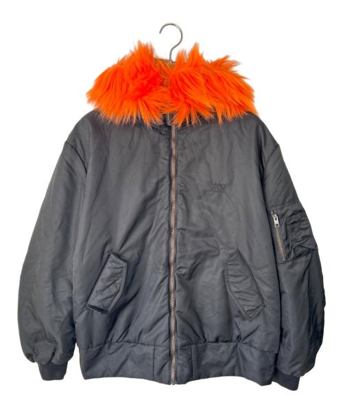 ELVIRA（エルビラ）ELVIRA (エルビラ) リバーシブルジャケット ブラック/グリーン×オレンジ サイズ:-の古着・服飾アイテム