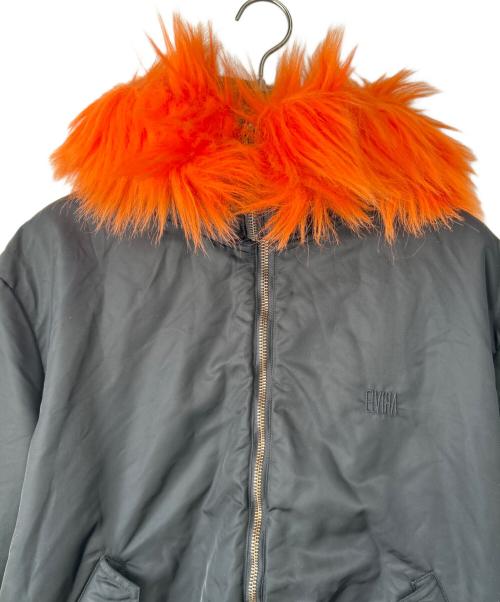 ELVIRA（エルビラ）ELVIRA (エルビラ) リバーシブルジャケット ブラック/グリーン×オレンジ サイズ:-の古着・服飾アイテム