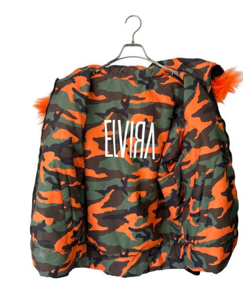 ELVIRA（エルビラ）ELVIRA (エルビラ) リバーシブルジャケット ブラック/グリーン×オレンジ サイズ:-の古着・服飾アイテム