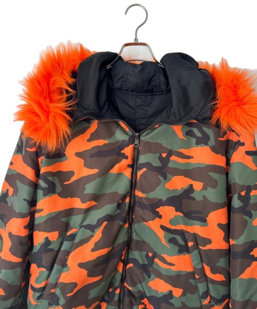 ELVIRA（エルビラ）ELVIRA (エルビラ) リバーシブルジャケット ブラック/グリーン×オレンジ サイズ:-の古着・服飾アイテム