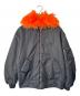ELVIRA（エルビラ）の古着「リバーシブルジャケット」｜ブラック/グリーン×オレンジ