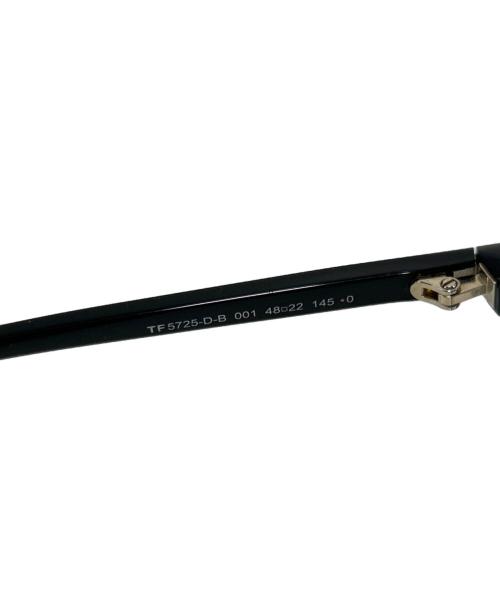 TOM FORD（トムフォード）TOM FORD (トムフォード) ウェリントン型眼鏡 ブラック サイズ:48□22 145の古着・服飾アイテム