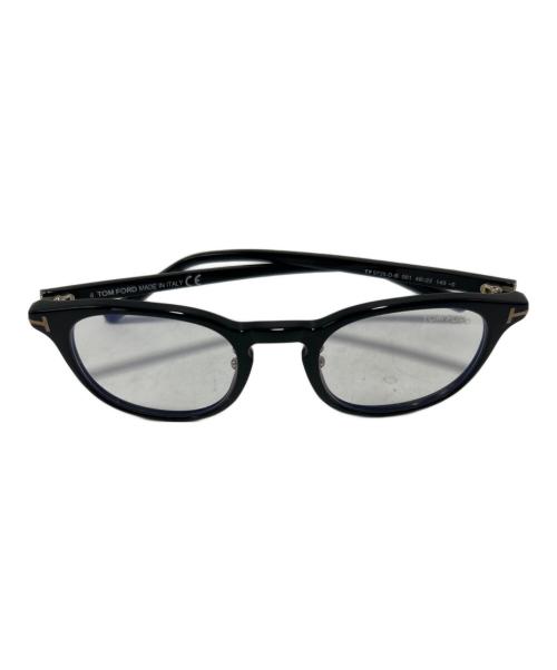 TOM FORD（トムフォード）TOM FORD (トムフォード) ウェリントン型眼鏡 ブラック サイズ:48□22 145の古着・服飾アイテム