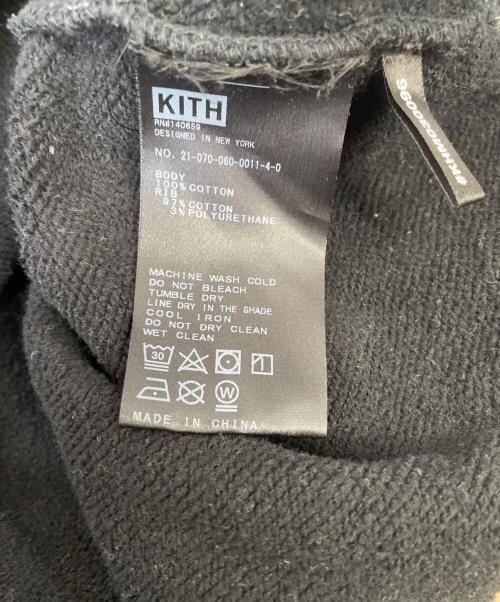 KITH（キス）KITH (キス) パーカー ブラック サイズ:XLの古着・服飾アイテム