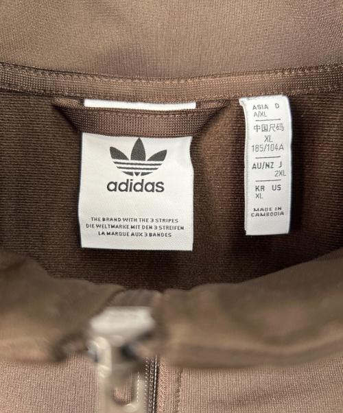 adidas（アディダス）adidas (アディダス) トラックジャケット ブラウン サイズ:XLの古着・服飾アイテム