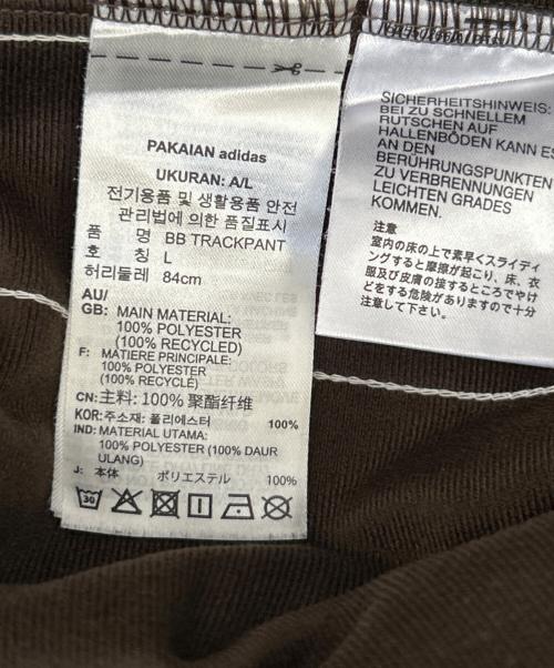 adidas（アディダス）adidas (アディダス) トラックパンツ ブラウン サイズ:Lの古着・服飾アイテム