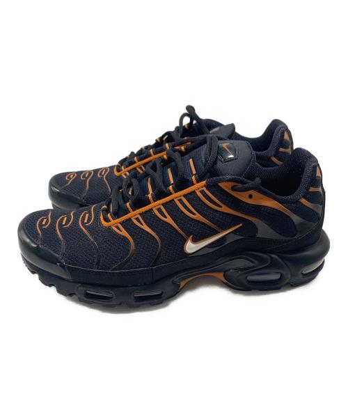 NIKE（ナイキ）NIKE (ナイキ) AIR MAX PLUS（エア マックス プラス） ブラック×オレンジ サイズ:28cmの古着・服飾アイテム