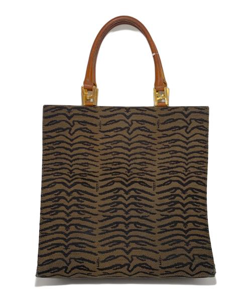 FENDI（フェンディ）FENDI (フェンディ) ハンドバッグ ブラウンの古着・服飾アイテム