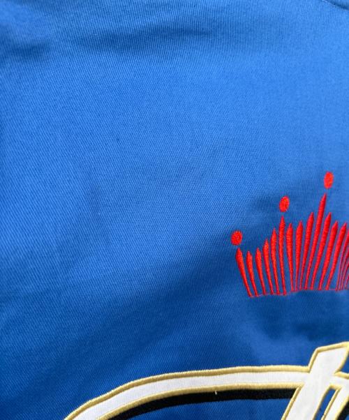 JH Design（ジェイエイチデザイン）JH Design (ジェイエイチデザイン) レーシングジャケット ブルー×ホワイト サイズ:Lの古着・服飾アイテム