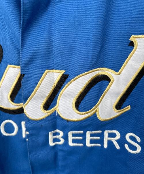 JH Design（ジェイエイチデザイン）JH Design (ジェイエイチデザイン) レーシングジャケット ブルー×ホワイト サイズ:Lの古着・服飾アイテム