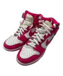 NIKE（ナイキ）の古着「Women's Dunk High "Pink Prime」｜ホワイト×ピンク