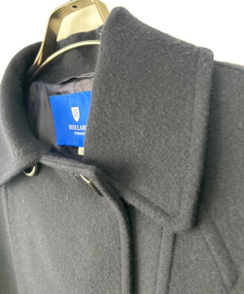 BLUE LABEL CRESTBRIDGE（ブルーレーベルクレストブリッジ）BLUE LABEL CRESTBRIDGE (ブルーレーベルクレストブリッジ) スペリオルメルトンケープコート ネイビー サイズ:38の古着・服飾アイテム
