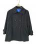 BLUE LABEL CRESTBRIDGE（ブルーレーベルクレストブリッジ）の古着「スペリオルメルトンケープコート」｜ネイビー