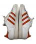 中古・古着 adidas (アディダス) ローカットスニーカー ホワイト×オレンジ サイズ:27cm：4000円