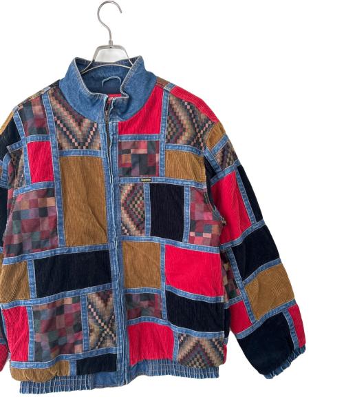 SUPREME（シュプリーム）SUPREME (シュプリーム) コーデュロイパッチワークデニムジャケット マルチカラー サイズ:XLの古着・服飾アイテム