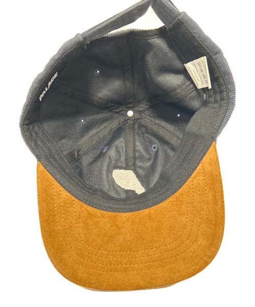 PALACE（パレス）PALACE (パレス) コーデュロイキャップ ネイビー×ブラウンの古着・服飾アイテム