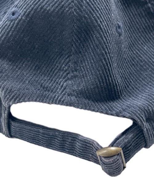 PALACE（パレス）PALACE (パレス) コーデュロイキャップ ネイビー×ブラウンの古着・服飾アイテム