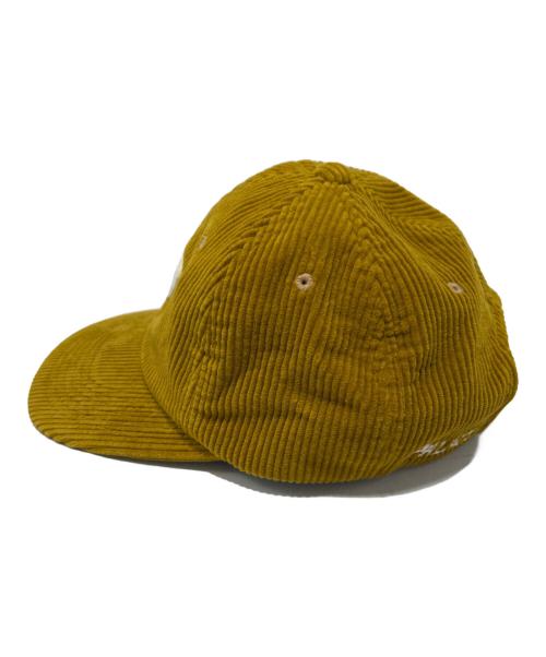 PALACE（パレス）PALACE (パレス) コーデュロイキャップ マスタードの古着・服飾アイテム