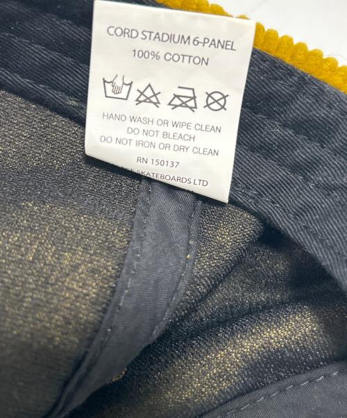 PALACE（パレス）PALACE (パレス) コーデュロイキャップ マスタードの古着・服飾アイテム