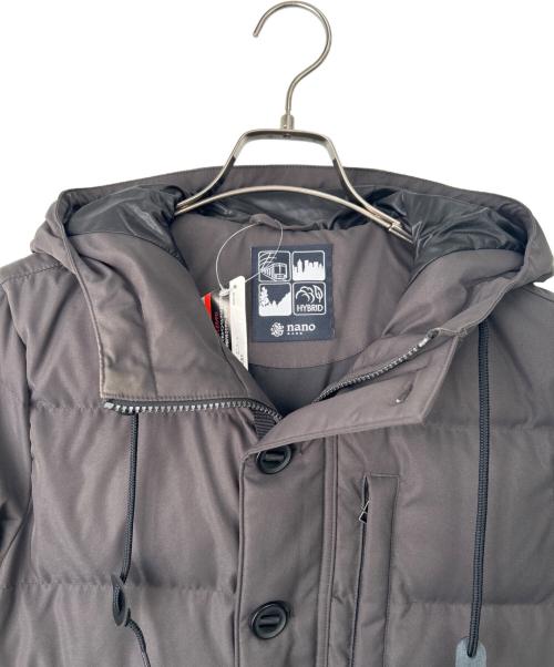 NANO BASE（ナノベース）NANO BASE (ナノベース) ダウンジャケット グレー サイズ:Sの古着・服飾アイテム
