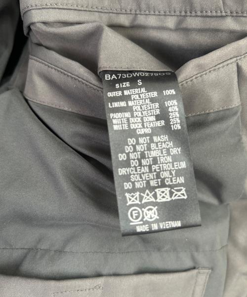 NANO BASE（ナノベース）NANO BASE (ナノベース) ダウンジャケット グレー サイズ:Sの古着・服飾アイテム