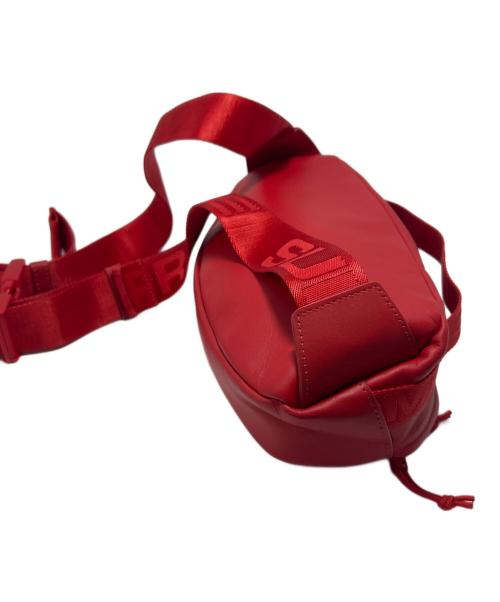 SUPREME（シュプリーム）SUPREME (シュプリーム) レザーウエストバッグ レッドの古着・服飾アイテム