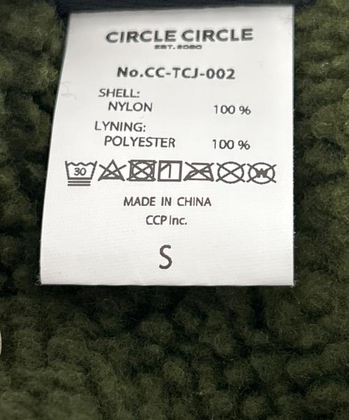 CIRCLE CIRCLE（サークルサークル）CIRCLE CIRCLE (サークルサークル) コーチジャケット オリーブ サイズ:Sの古着・服飾アイテム