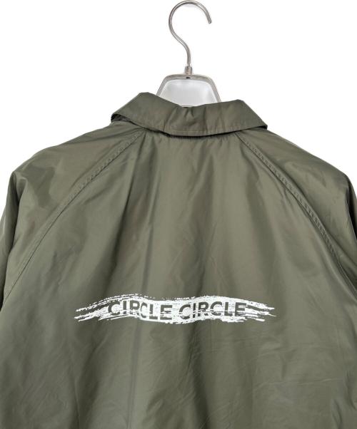 CIRCLE CIRCLE（サークルサークル）CIRCLE CIRCLE (サークルサークル) コーチジャケット オリーブ サイズ:Sの古着・服飾アイテム