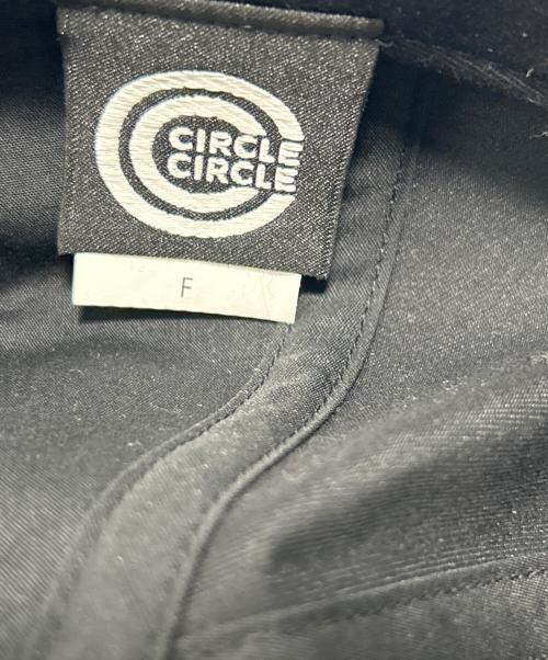 CIRCLECIRCLE（サークルサークル）CIRCLECIRCLE (サークルサークル) キャップ ブラック サイズ:Fの古着・服飾アイテム