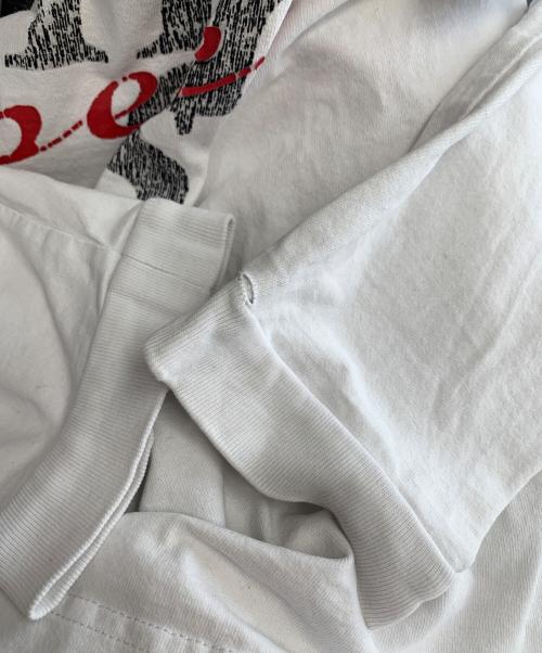 Hysteric Glamour（ヒステリックグラマー）Hysteric Glamour (ヒステリックグラマー) WIND AND SEA (ウィンダンシー) ロングスリーブカットソー ホワイト サイズ:Lの古着・服飾アイテム