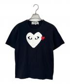 PLAY COMME des GARCONSプレイコムデギャルソン）の古着「半袖カットソー」｜ブラック