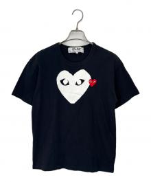 PLAY COMME des GARCONS（プレイコムデギャルソン）の古着「半袖カットソー」｜ブラック