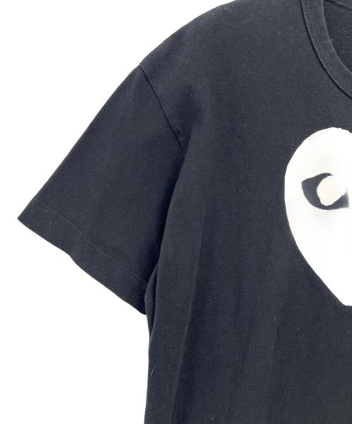 PLAY COMME des GARCONS（プレイコムデギャルソン）PLAY COMME des GARCONS (プレイコムデギャルソン) 半袖カットソー ブラック サイズ:Lの古着・服飾アイテム