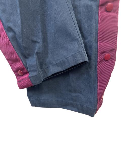 Dickies（ディッキーズ）Dickies (ディッキーズ) MYne MIHARA YASUHIRO (マイン ミハラヤスヒロ) サイドスナップパンツ ネイビー×パープル サイズ:Sの古着・服飾アイテム